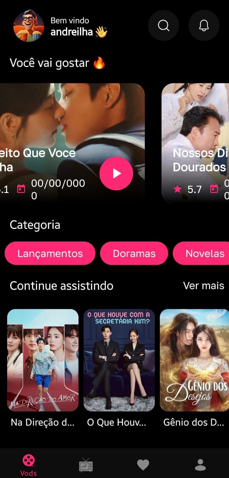Meu Dorama App Principal